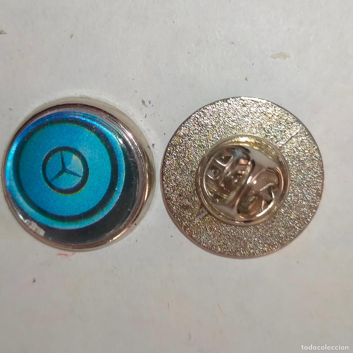 Pins de colecci&oacute;n: pin redondo metal - COCHE MERCEDES