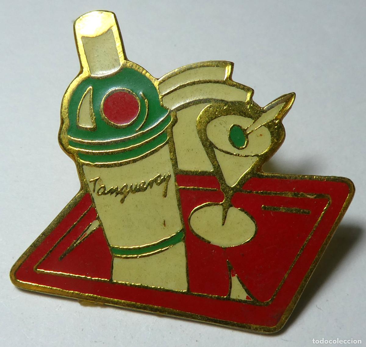 Pins de colecci&oacute;n: Pin publicidad ginebra Tanqueray , de pincho