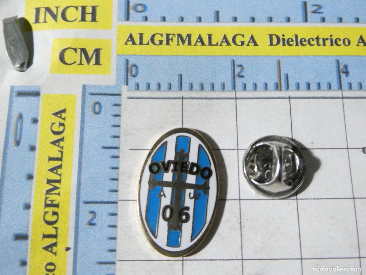 Pins de cole&ccedil;&atilde;o: PIN DE DEPORTES. F&Uacute;TBOL. CD OVIEDO 06. ASTURIAS. ESCUDO EQUIPO