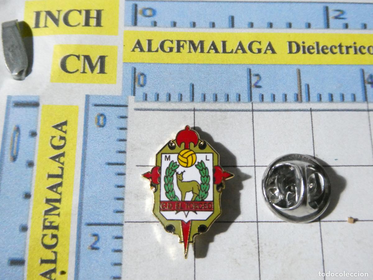 Pins e Spille di collezione: PIN DE DEPORTES. F&Uacute;TBOL. CD EL TOBOSO TOLEDO. ESCUDO EQUIPO
