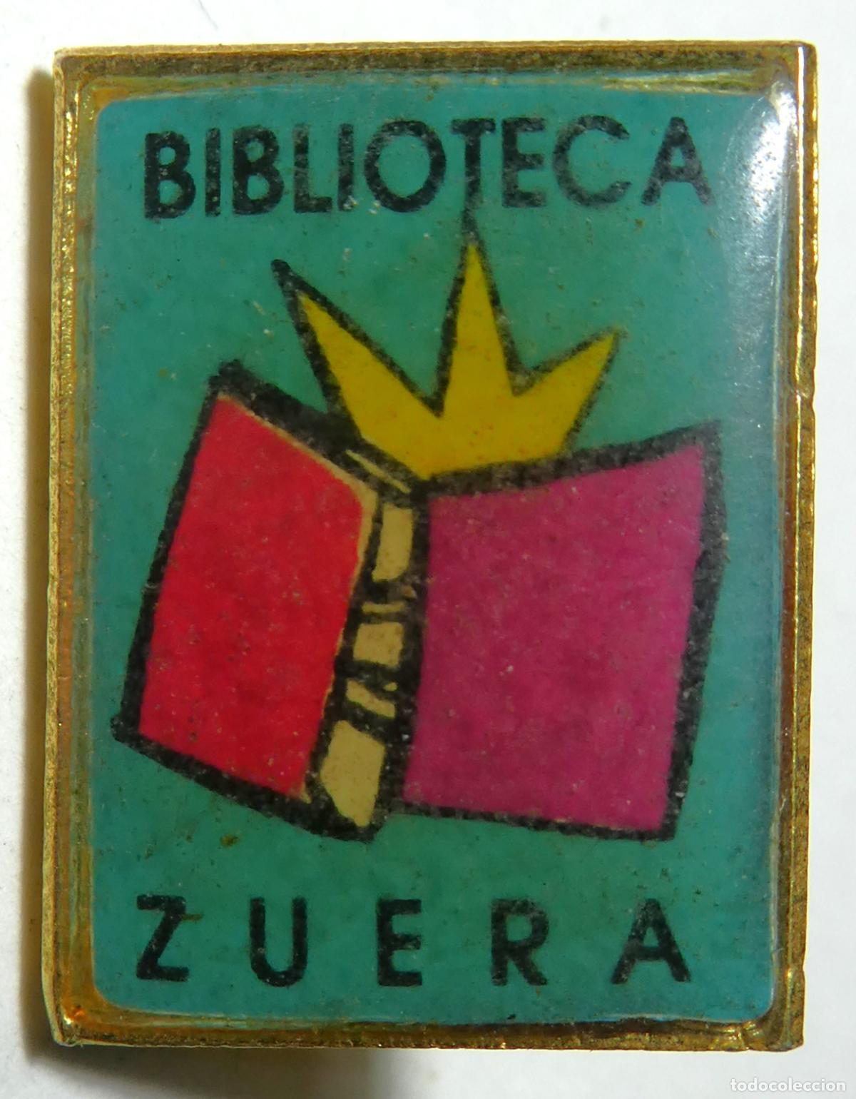 Pins de colecci&oacute;n: PIN Biblioteca Zuera Zaragoza , de pincho
