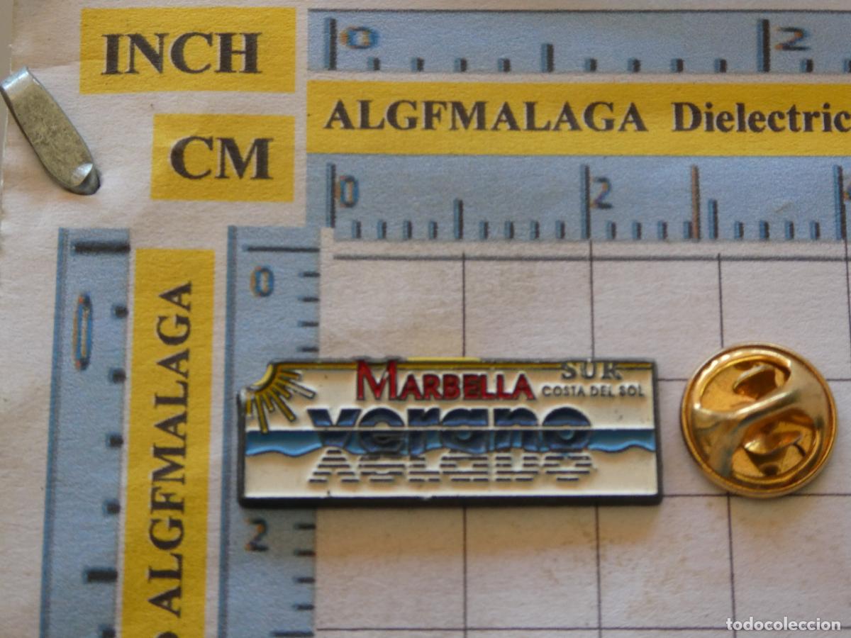 Pins de colecci&oacute;n: PIN DE TURISMO. MARBELLA VERANO M&Aacute;LAGA