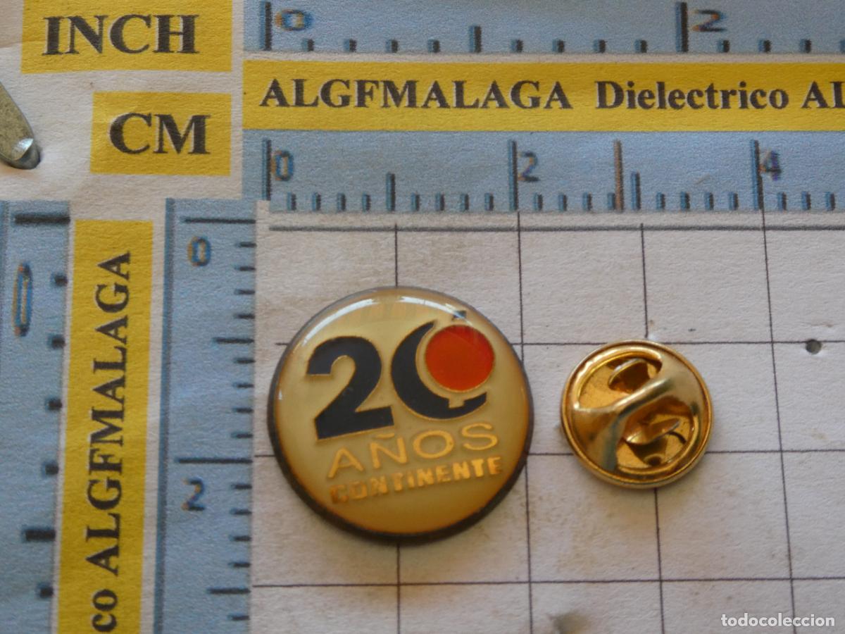 Pins e Spille di collezione: PIN DE SUPERMERCADOS HIPERMERCADOS. 20 A&Ntilde;OS CONTINENTE