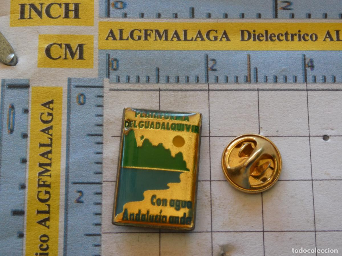 Pins de colecci&oacute;n: PIN POL&Iacute;TICO SINDICAL REIVINDICATIVO. PLATAFORMA ANDALUCIA ANDA GUADALQUIVIR