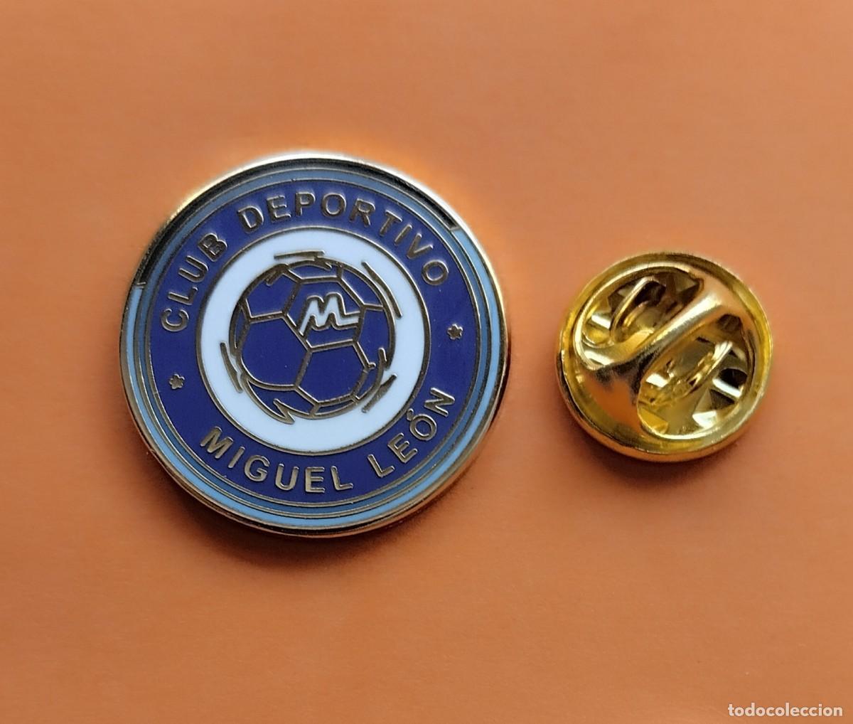 Pins de colecci&oacute;n: PIN FUTBOL - ESMALTE - ESCUDO EQUIPO - C D. MIGUEL LEON - LAS PALMAS DE GRAN CANARIA