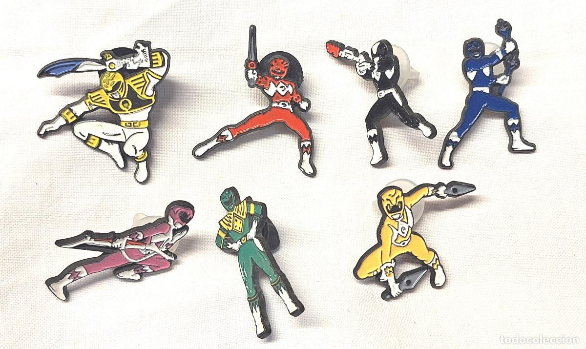 Pins de colecci&oacute;n: Powers Rangers 7 pins - Foto 1