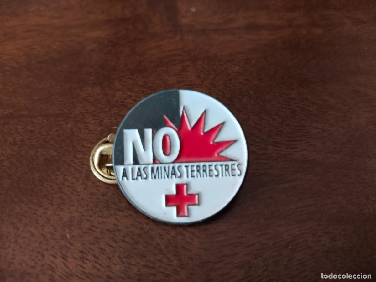 Pins de colecci&oacute;n: Pin No a las Minas terrestres. - Foto 1
