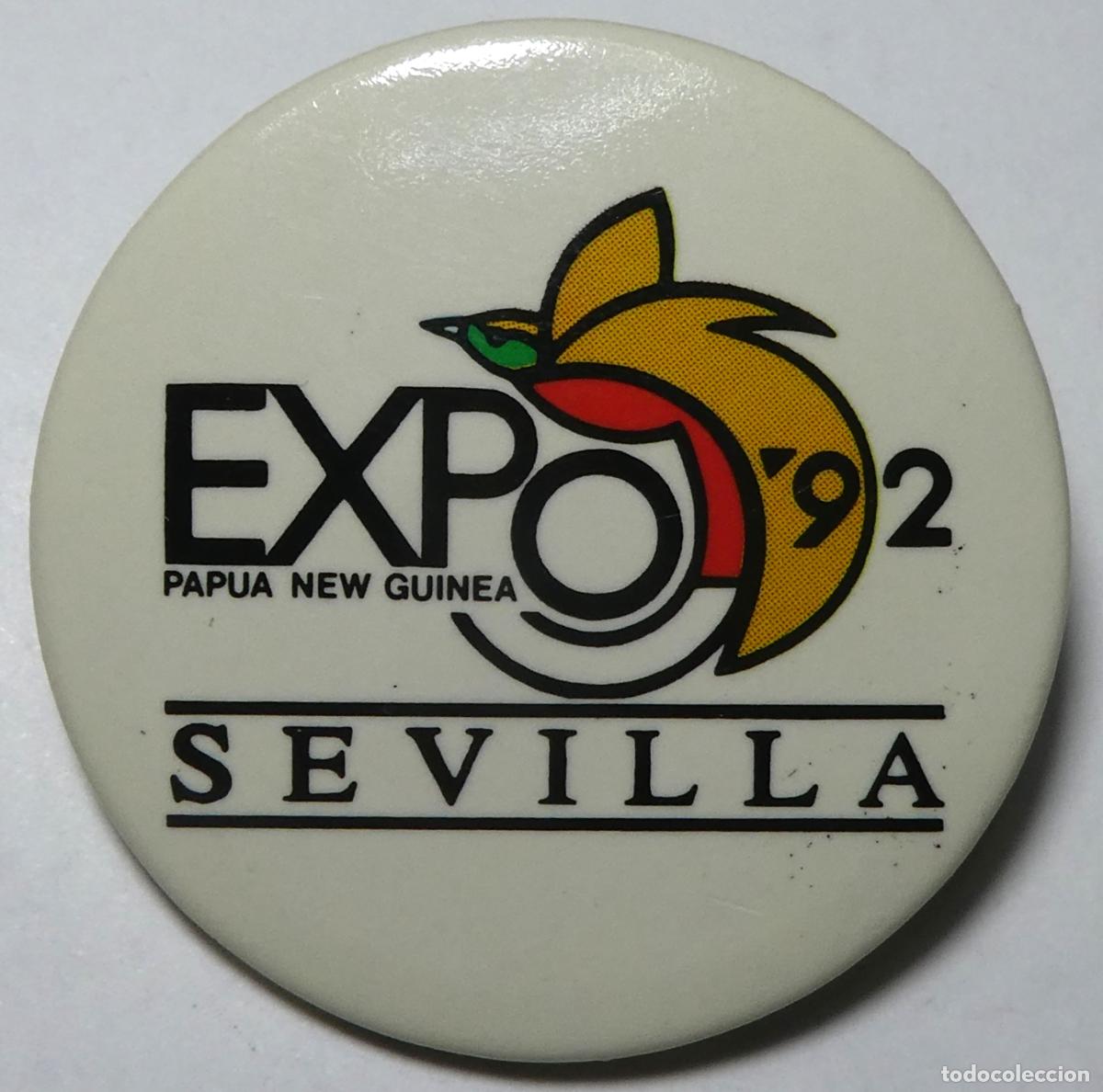 Pins de colecci&oacute;n: BROCHE . EXPO 92 SEVILLA. PABELL&Oacute;N DE PAPUA NUEVA GUINEA
