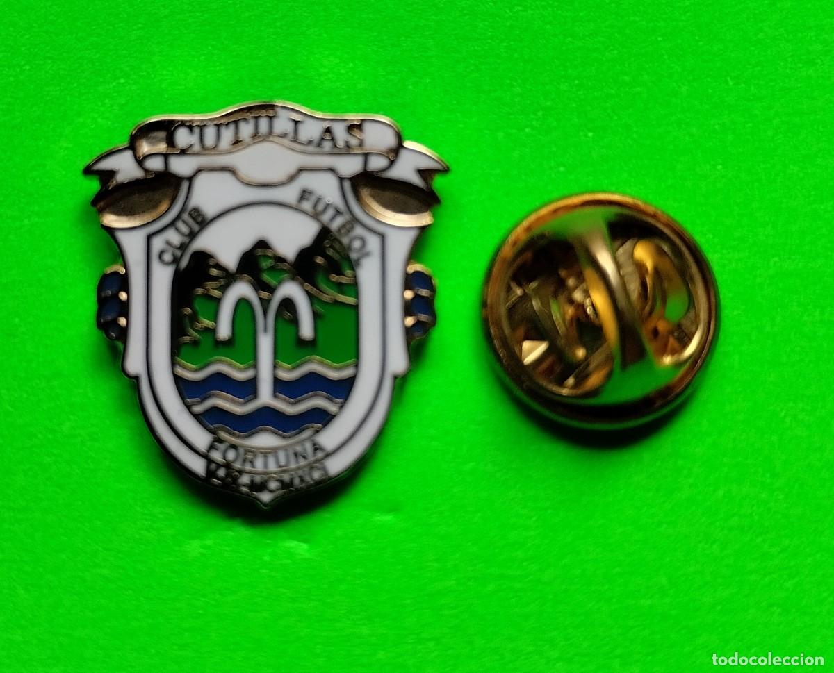 Pins e Spille di collezione: PIN FUTBOL - ESMALTE - ESCUDO EQUIPO - C F. CUTILLAS FORTUNA - CATEGORIA NACIONAL - FORTUNA - MURCIA