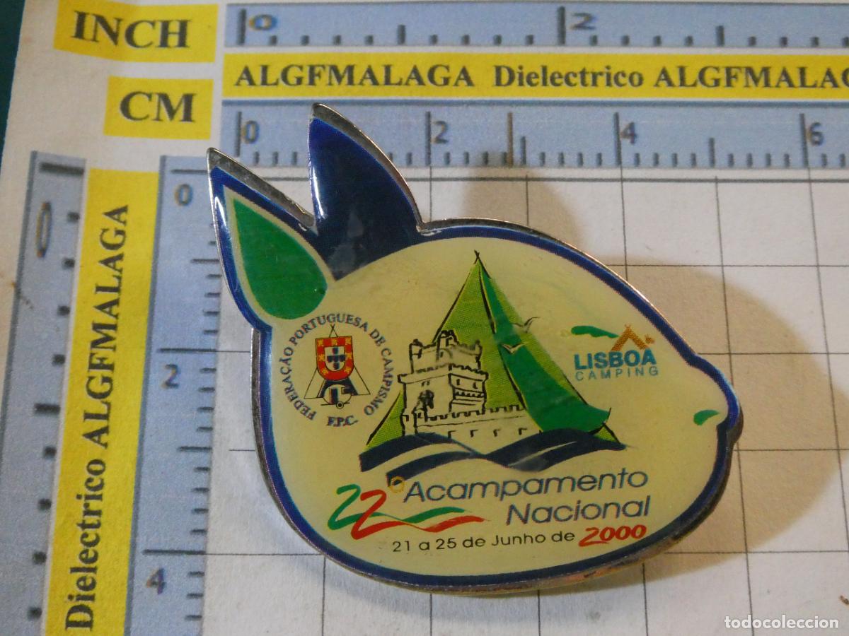 Pins de colecci&oacute;n: BROCHE DE TURISMO CAMPING CARAVANING. ACAMPAMENTO NACIONAL LISBOA 2000 PORTUGAL. NO PIN