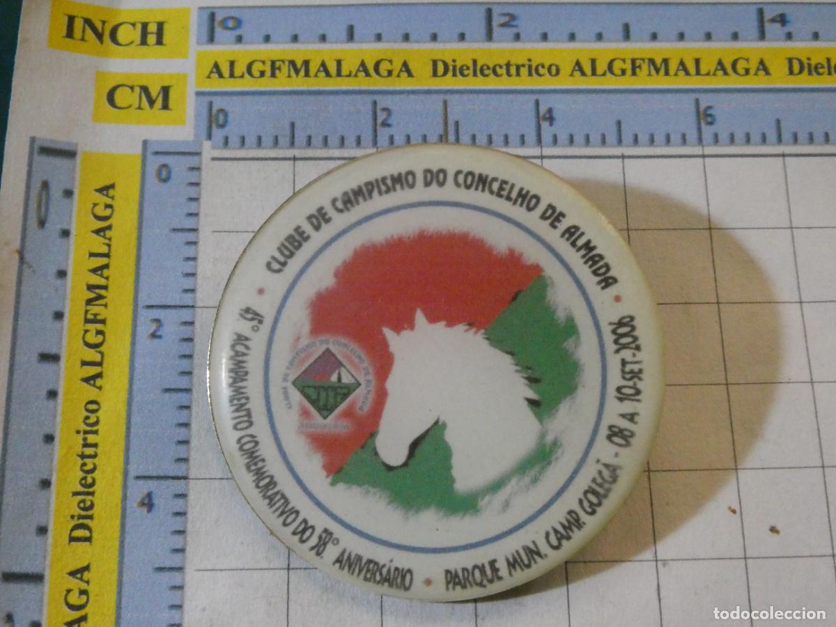 Pins e Spille di collezione: BROCHE DE TURISMO CAMPING CARAVANING. CHAPA CLUBE CAMPISMO ALMADA 2006 PORTUGAL. NO PIN