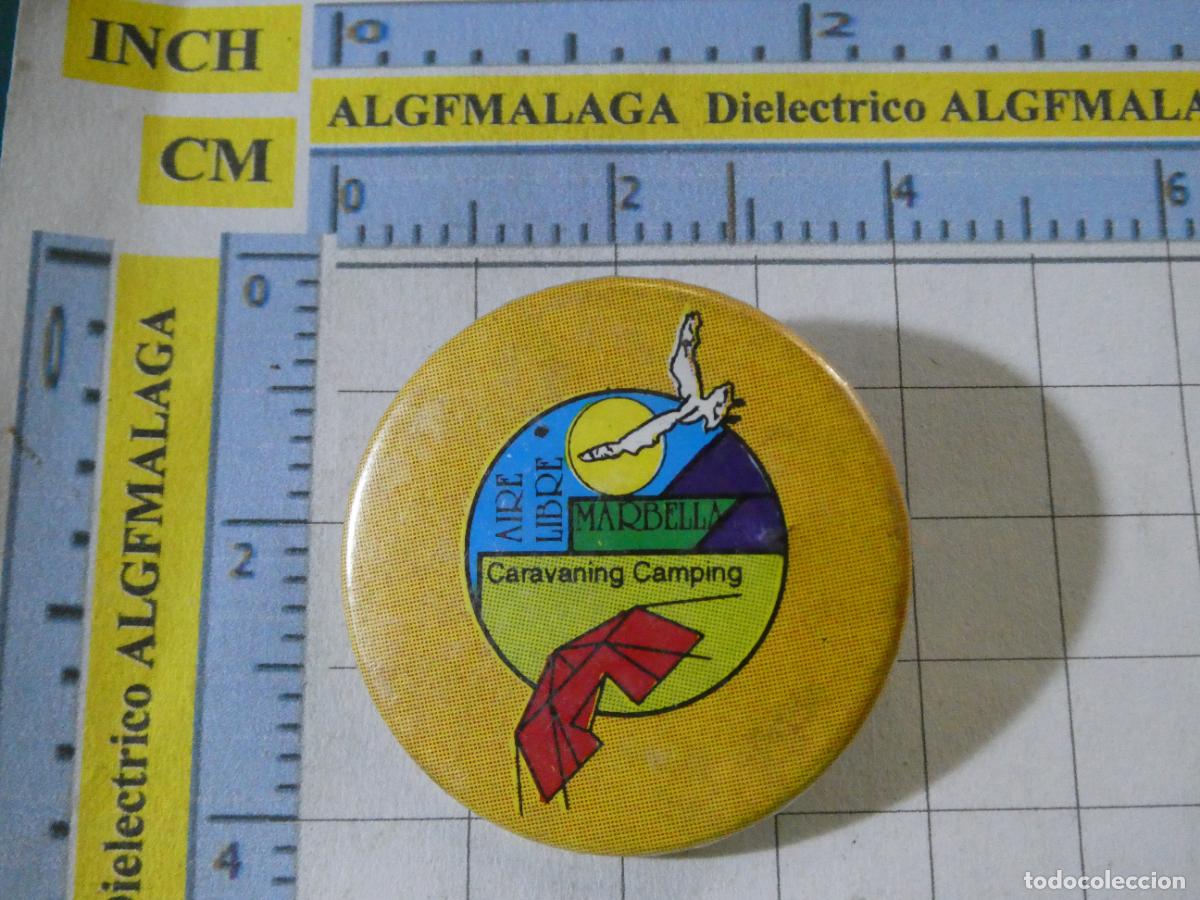 Pins de colecci&oacute;n: BROCHE DE TURISMO CAMPING CARAVANING. CLUB AIRE LIBRE DE MARBELLA M&Aacute;LAGA. NO PIN