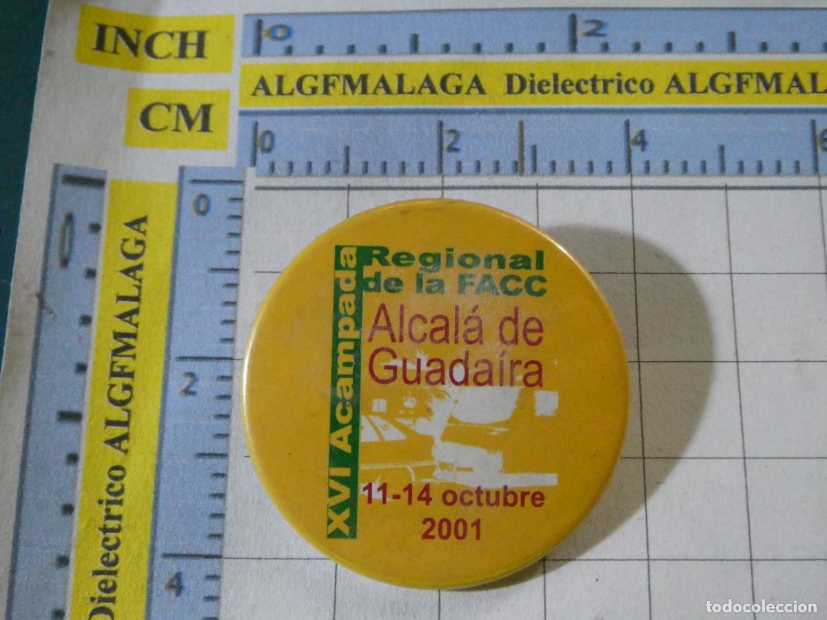 Pins de colecci&oacute;n: BROCHE DE TURISMO CAMPING CARAVANING. ACAMPADA FACC ALCAL&Aacute; GUADAIRA 2001 SEVILLA. NO PIN