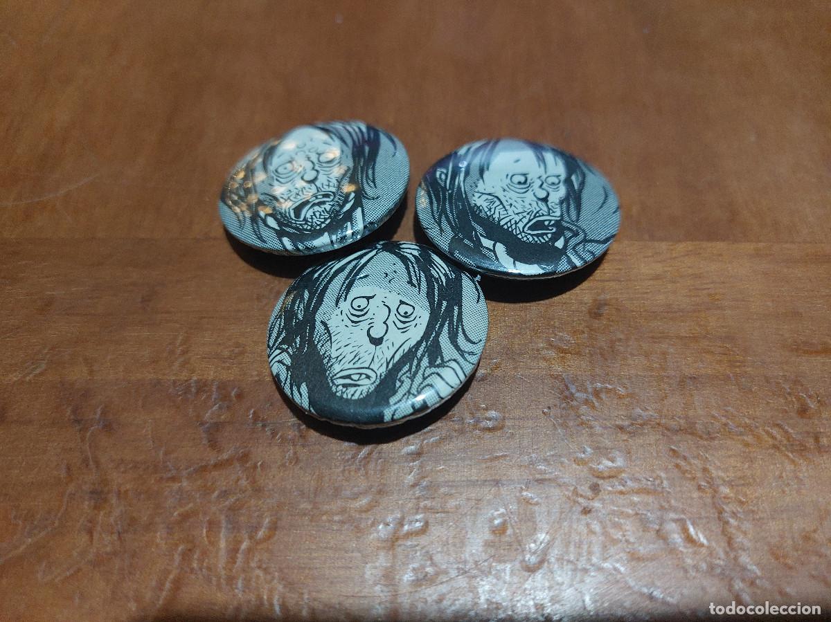 Pins de colecci&oacute;n: AHORCADO. GARC&Eacute;S. COMIC. 3 CHAPA PIN. 0,31 MM MET&Aacute;LICA POR DETR&Aacute;S. SIN USO. DIFICIL