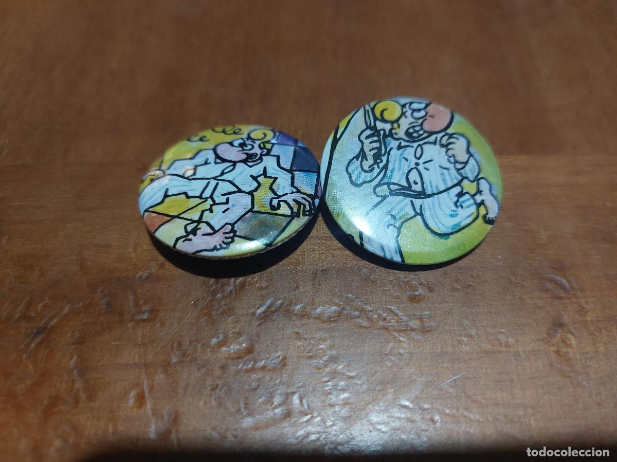 Pins de colecci&oacute;n: GALLARDO. COMIC. 2 CHAPA PIN. 0,31 MM MET&Aacute;LICA POR DETR&Aacute;S. SIN USO. DIFICIL
