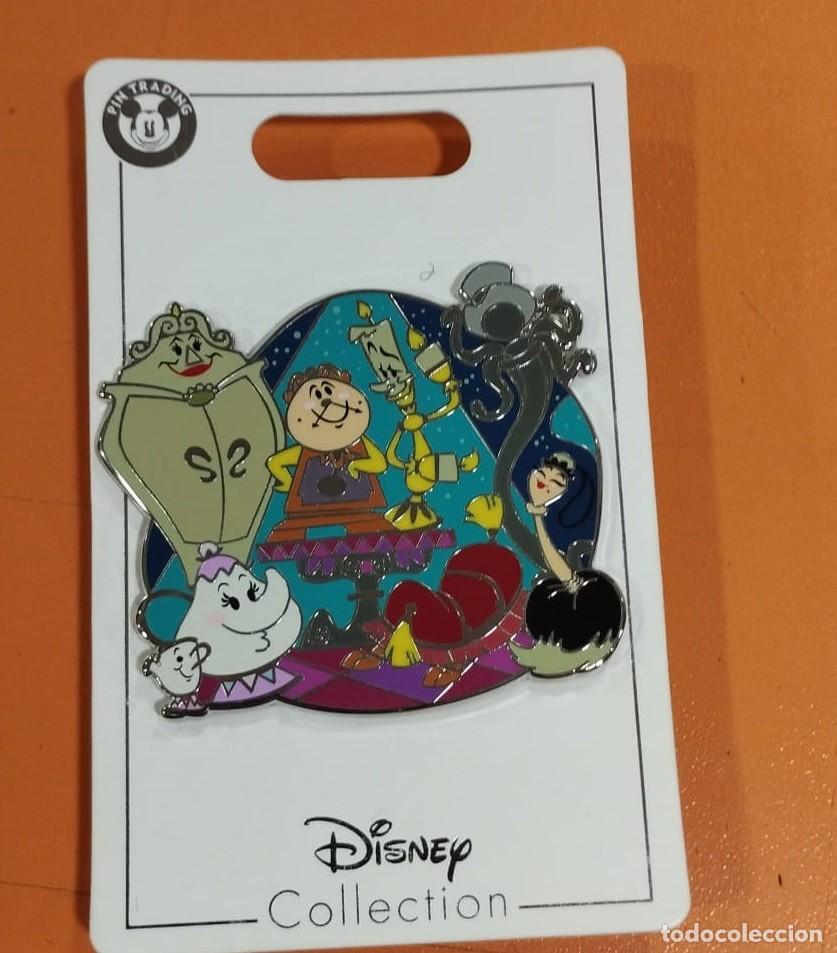 Pins de colecci&oacute;n: Pin familiar de los personajes de La Bella y la Bestia - Pin 12829