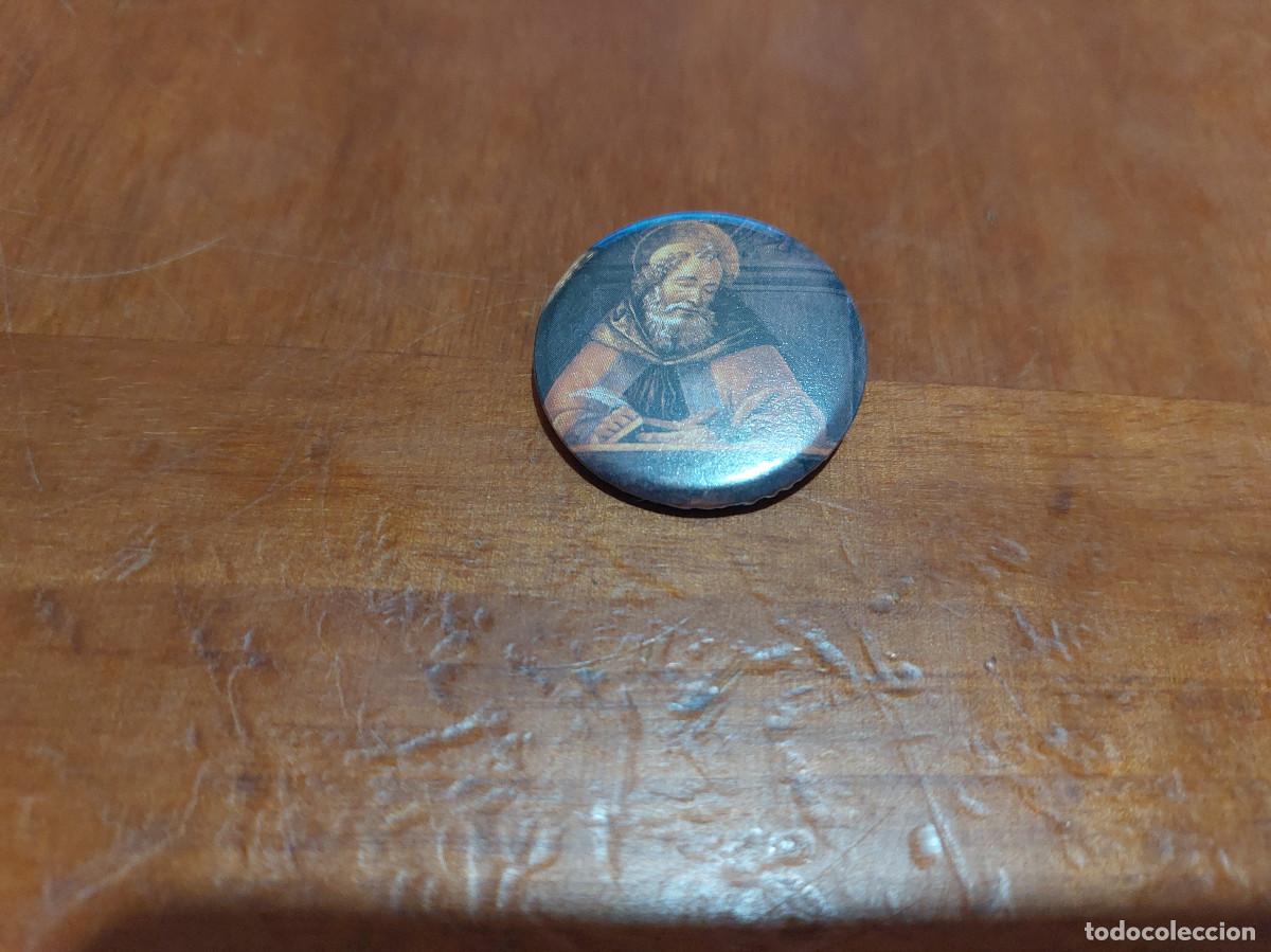Pins de colecci&oacute;n: SANTO. RELIGIOSO. CHAPA PIN. 0,31 MM MET&Aacute;LICA POR DETR&Aacute;S. SIN USO. DIFICIL