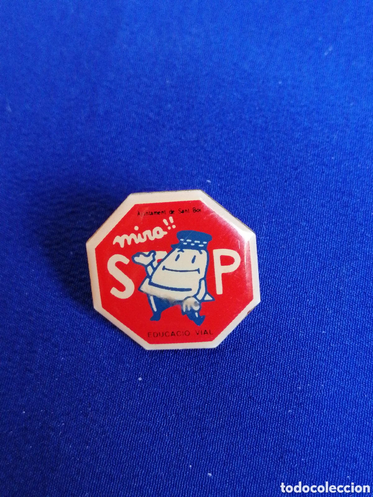 Pins de colecci&oacute;n: STOP MINA - EDUCACI&Oacute;N VIAL PIN - Foto 1