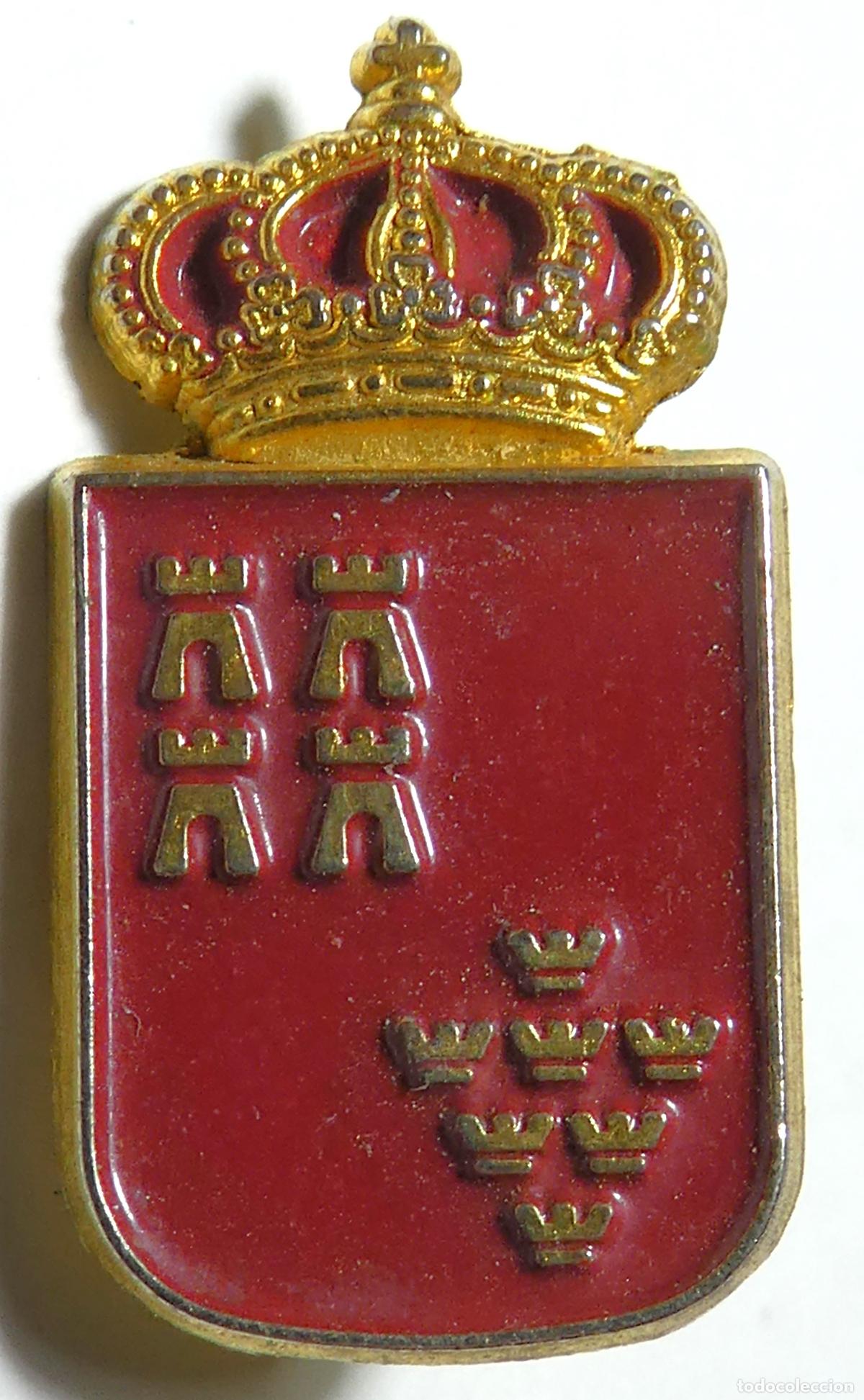 Pin's de collection: pin Escudo de la Regi&oacute;n de Murcia de alfiler