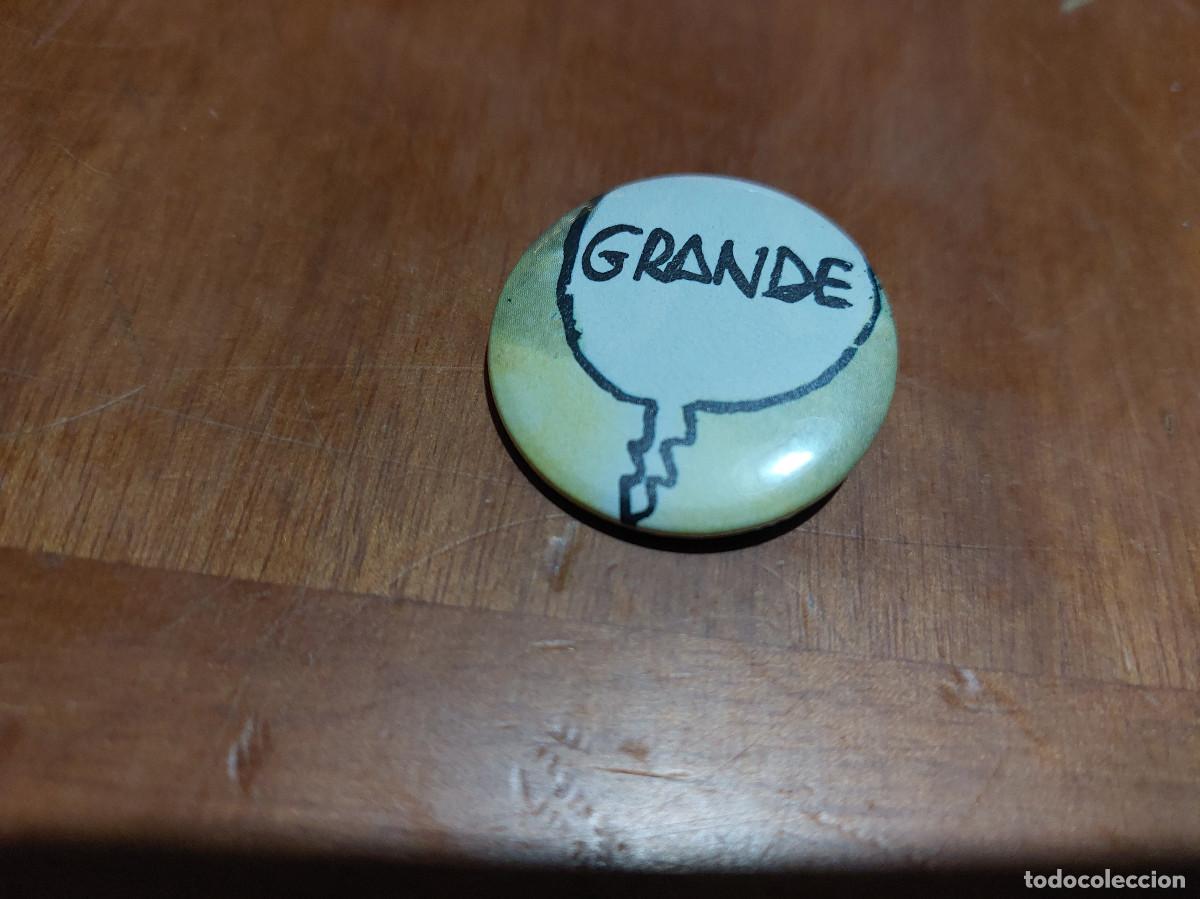 Pins de colecci&oacute;n: GRANDE. BOCADILLO. COMIC. CHAPAS. PIN. 0,31 MM. MET&Aacute;LICA POR DETR&Aacute;S. SIN USO. DIFICIL