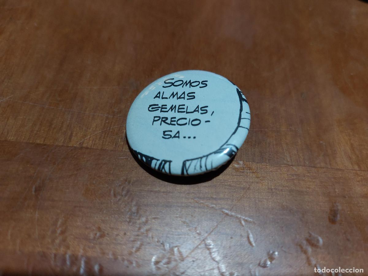 Pins de colecci&oacute;n: SOMOS ALMAS GEMELAS PRECIOSA. COMIC. CHAPAS. PIN. 0,31 MM. MET&Aacute;LICA POR DETR&Aacute;S. SIN USO. DIFICIL