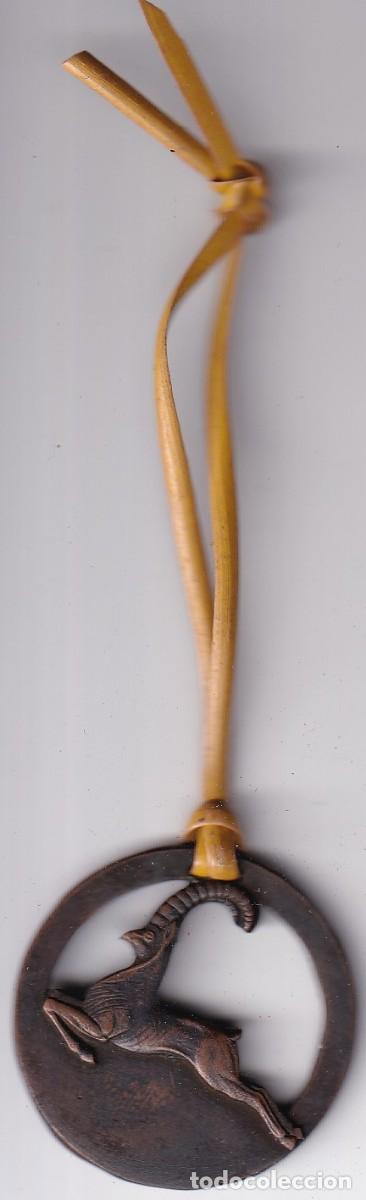 Pins de colecci&oacute;n: ANTIGUA MEDALLA DEL TROPHEE DES 4 PISTES DE ESQUI EN VILLARS DIAMETRO 3,4cm (FRANCIA)