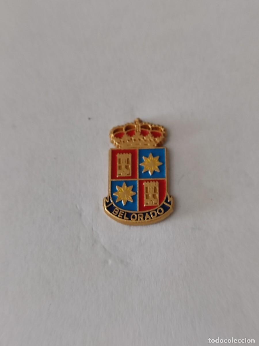 Pins de colecci&oacute;n: PIN HERALDICO DE BELORADO (BURGOS). CAMINO DE SANTIAGO