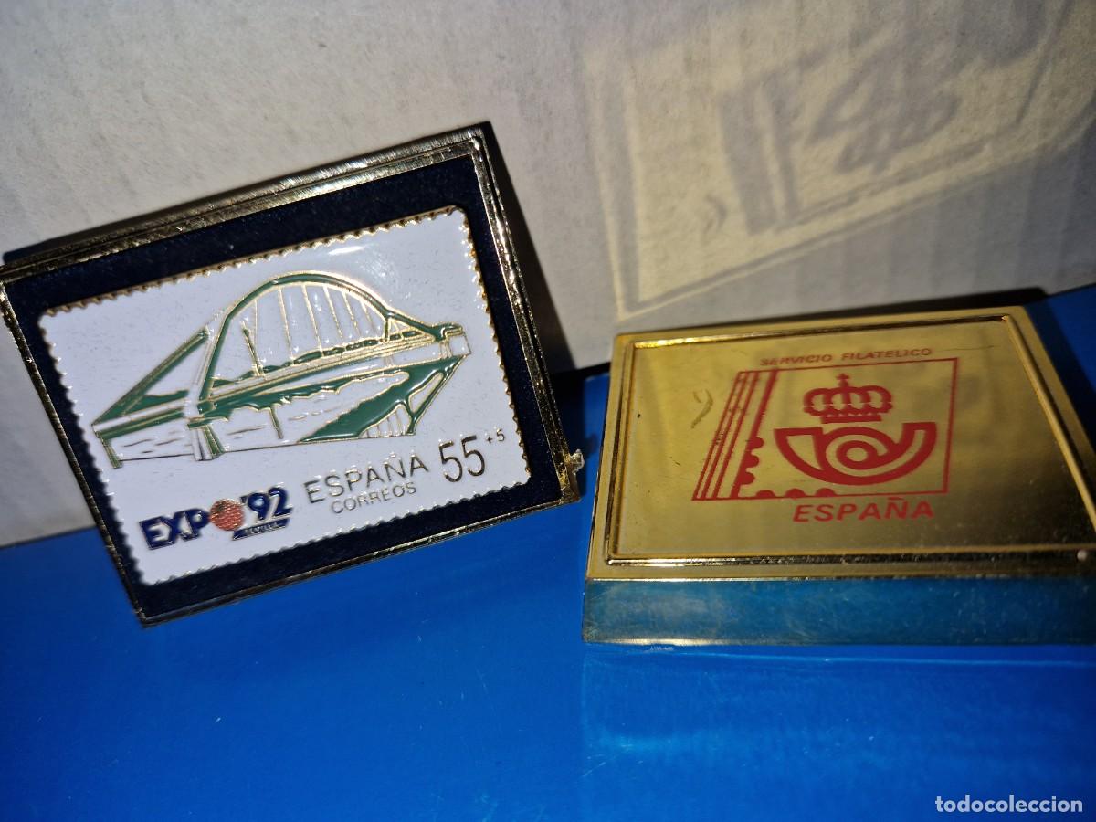 Pins de colecci&oacute;n: Pin metal Expo 92 Correos