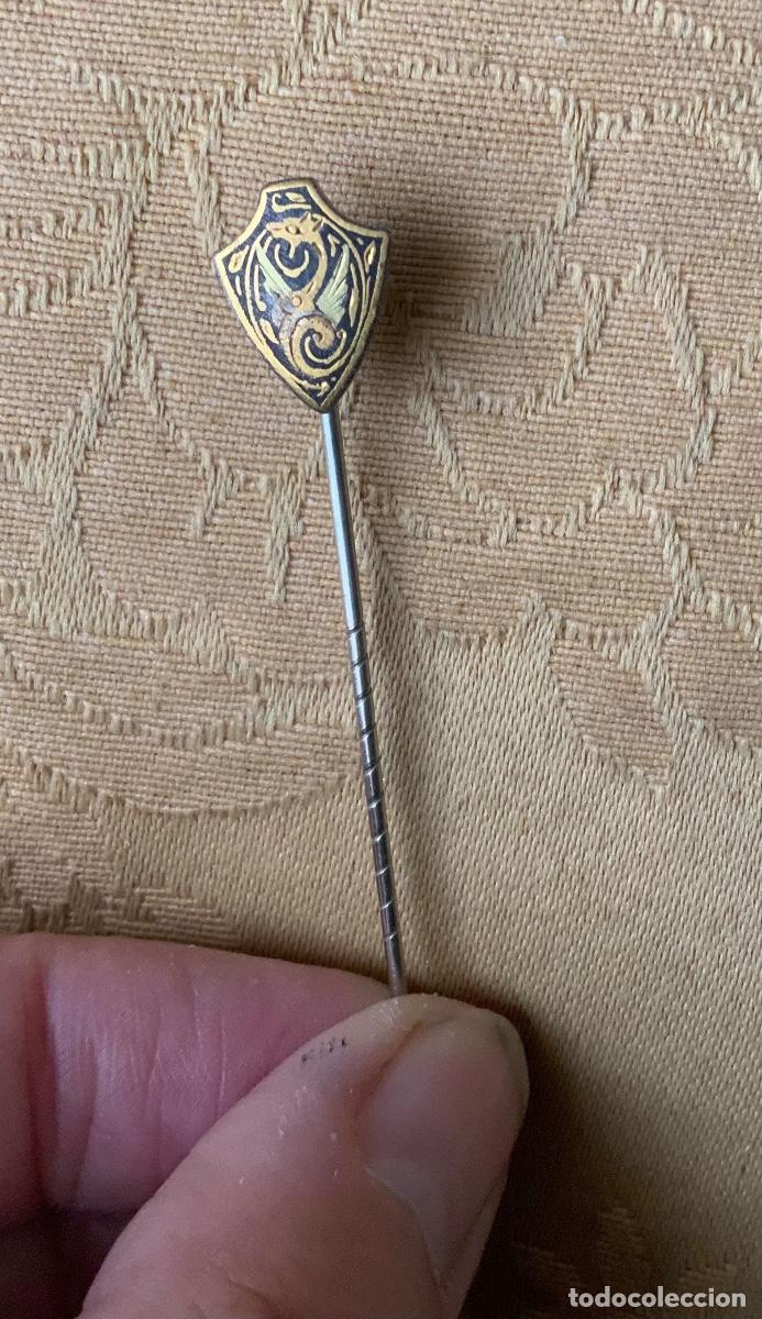 Pins de colecci&oacute;n: ANTIGUO ALFILER DAMASQUINADO DE TOLEDO, DRAGON
