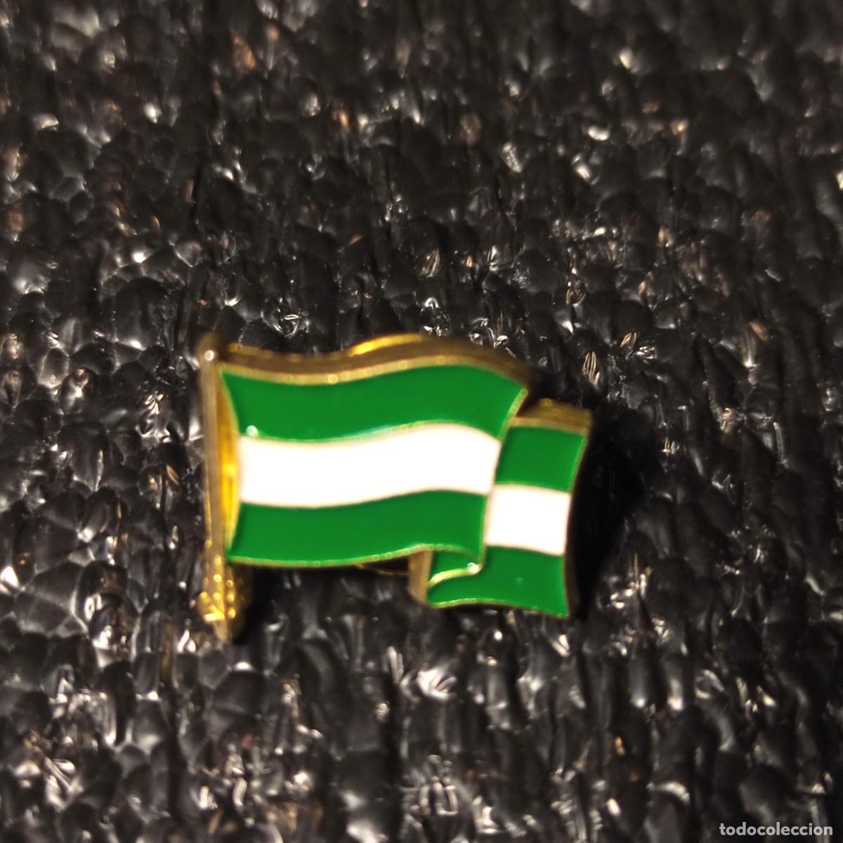 Pins de cole&ccedil;&atilde;o: PINS POLITICO NACIONALISTA . BANDERA ANDALUCIA ** PAP.6 ** AVELIN