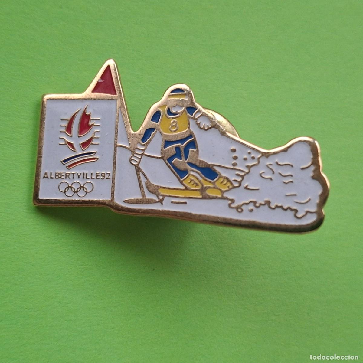 Pins de colecci&oacute;n: PIN - ALBERTVILLE 1992 JUEGOS OLIMPICOS DE INVIERNO OLYMPIC GAMES OLIMPICO ESQUI SKI