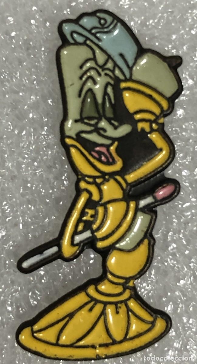 Pins de colecci&oacute;n: Pin l&aacute;mpara &ndash; la bella y la bestia Walt Disney