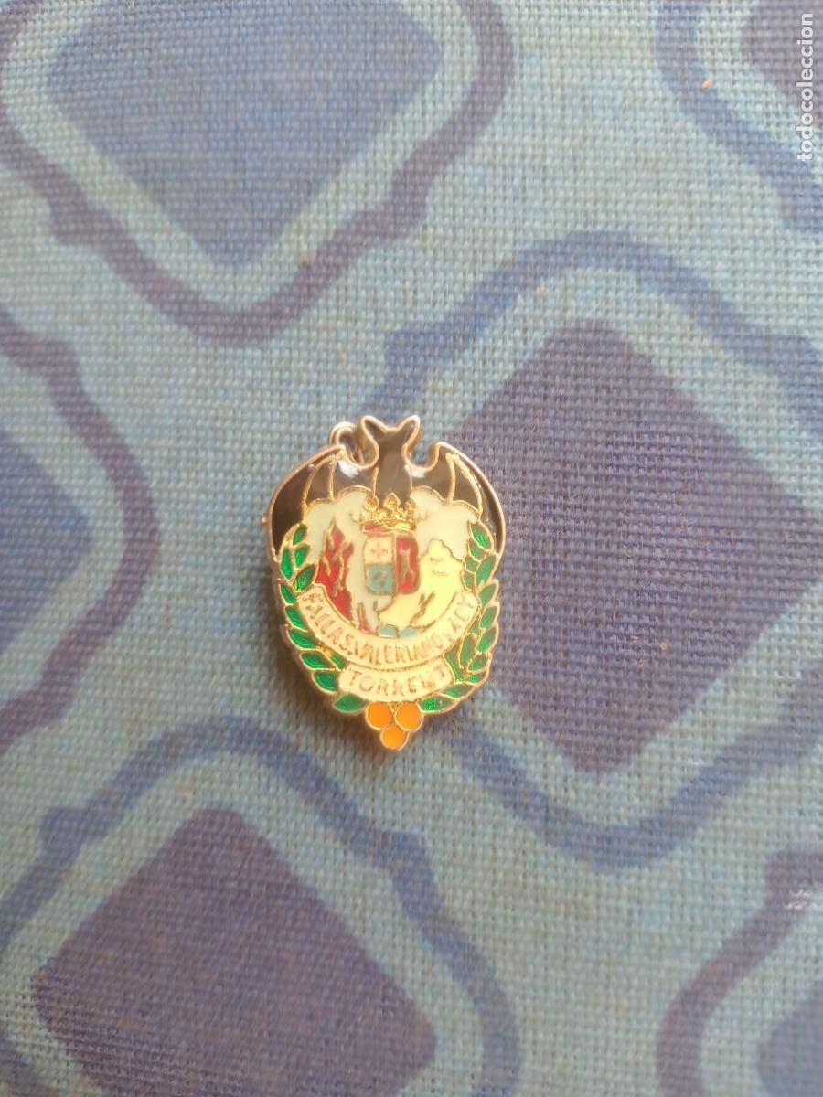 Pins de colecci&oacute;n: Fallas de Valencia. Insignia Falla San Valeriano, Torrent