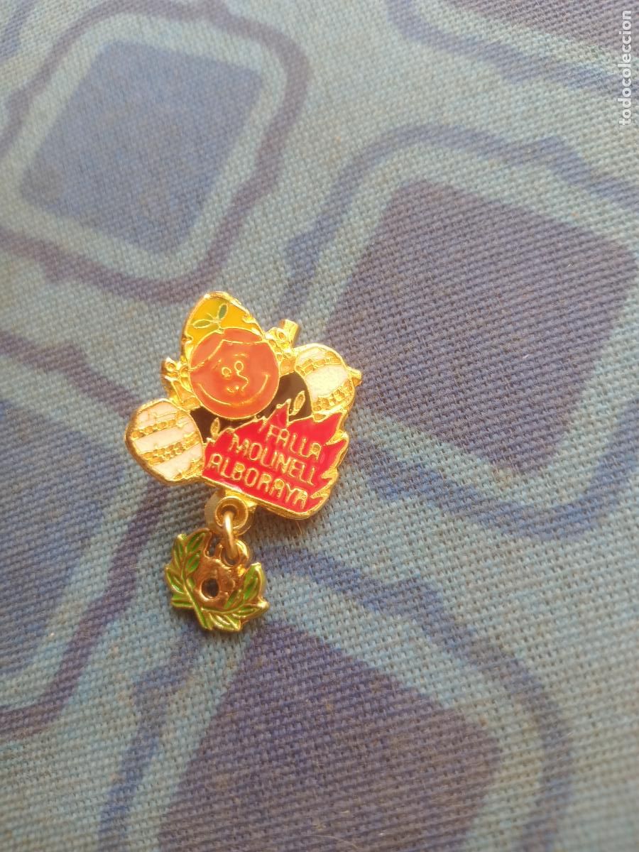 Pin's de collection: Fallas de Valencia. Insignia Falla Molinell Alboraya