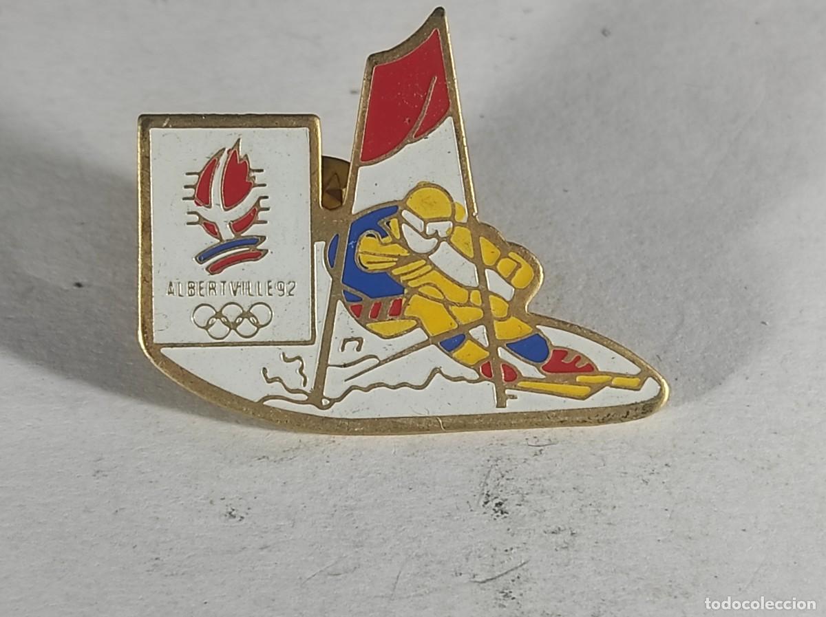 Pins de colecci&oacute;n: ANTIGUO PIN ,ALBERTVILLE , JUEGOS OL&Iacute;MPICOS DE INVIERNO 1992, VER FOTOS