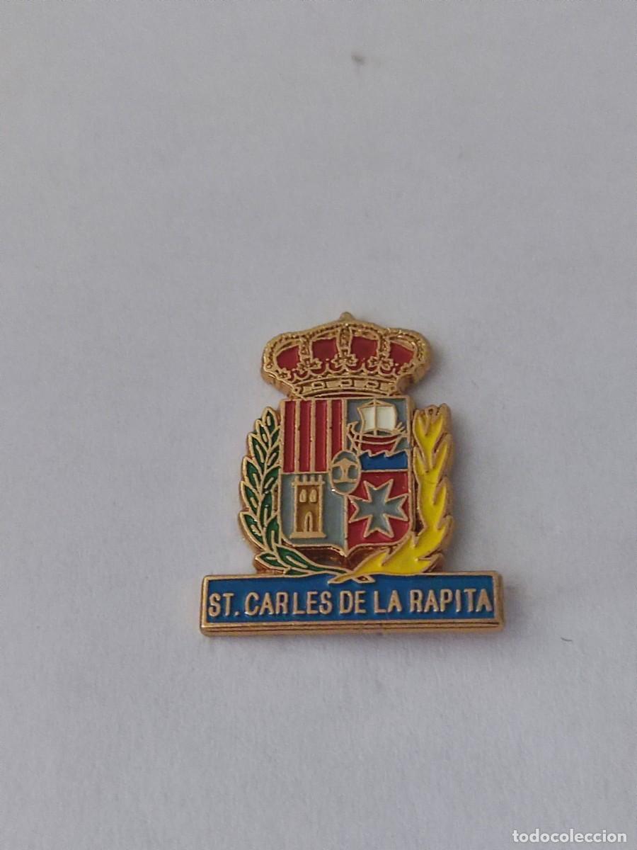 Pins de colecci&oacute;n: PIN HERALDICO DE SAN CARLES DE LA RAPITA TARRAGONA)