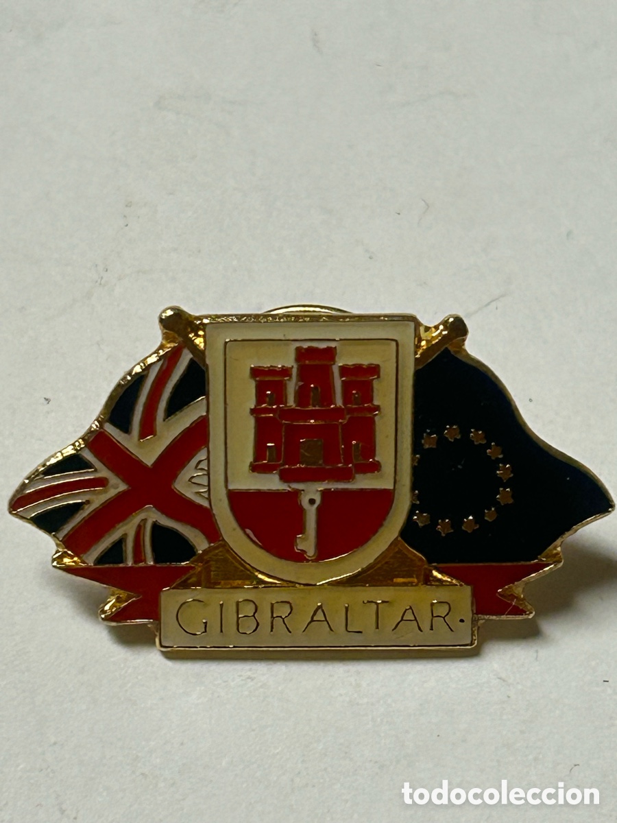 Pins de colecci&oacute;n: PIN INSIGNIA GIBLALTAR
