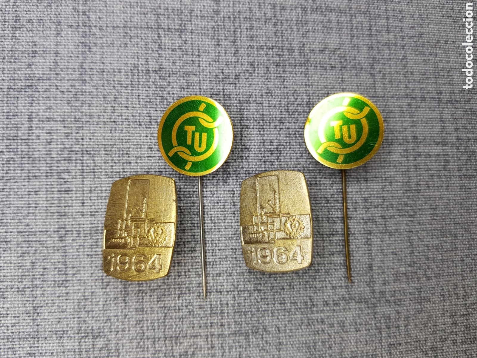 Pins de colecci&oacute;n: PIN A&Ntilde;OS 60 SINDICATOS EUROPEOS ALFILER, AGUJA, INSIGNIA, BROCHE, SOMBRERO, CORBATA...