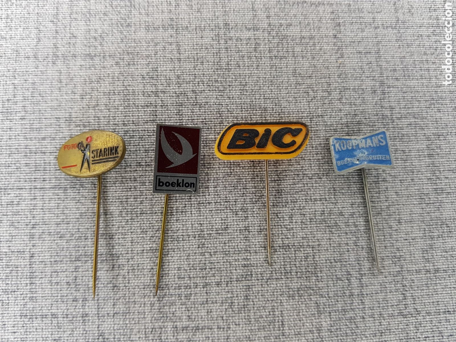 Pins de colecci&oacute;n: PIN A&Ntilde;OS 60 PAPELER&Iacute;A BIC STARINK BOEKLON KOOPMANS, ALFILER, INSIGNIA, BROCHE, SOMBRERO, CORBATA...