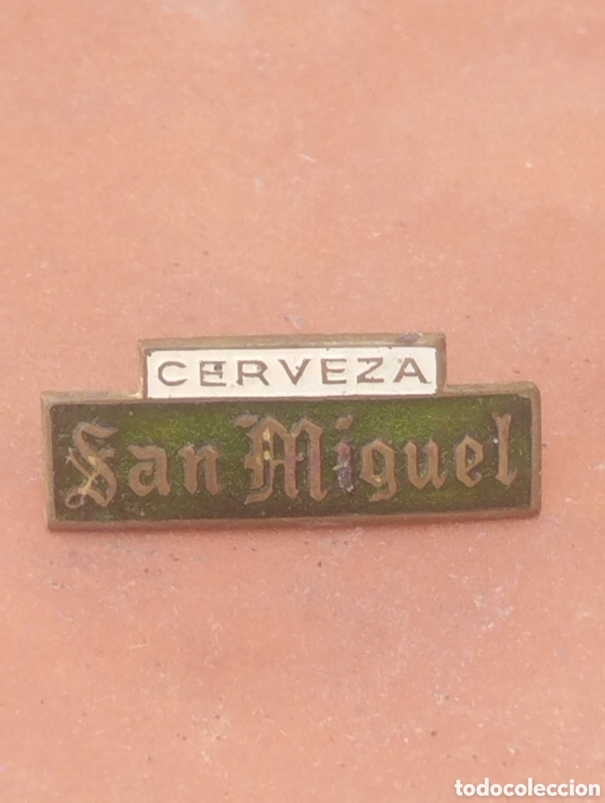 Pins de colecci&oacute;n: Aguja de solapa de cervezas San Miguel
