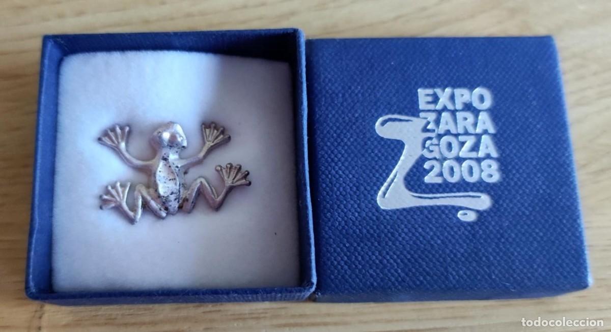 Pins de colecci&oacute;n: PIN de PLATA PRIMERA LEY - RANILLA RANILLAS EXPO ZARAGOZA 2008 - PRODUCTO OFICIAL - RARO DIFICIL