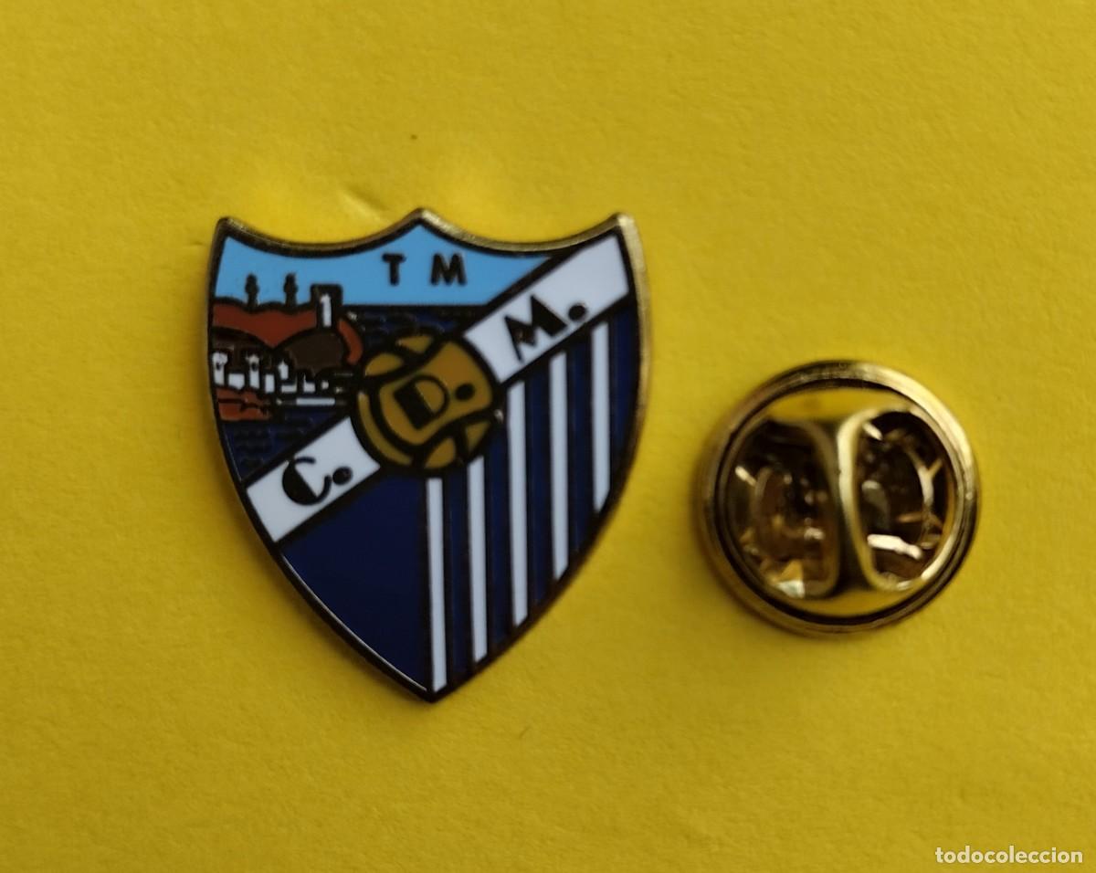 Pins de colecci&oacute;n: PIN FUTBOL - ESMALTE - ESCUDO DEL EQUIPO MALAGA C.F.