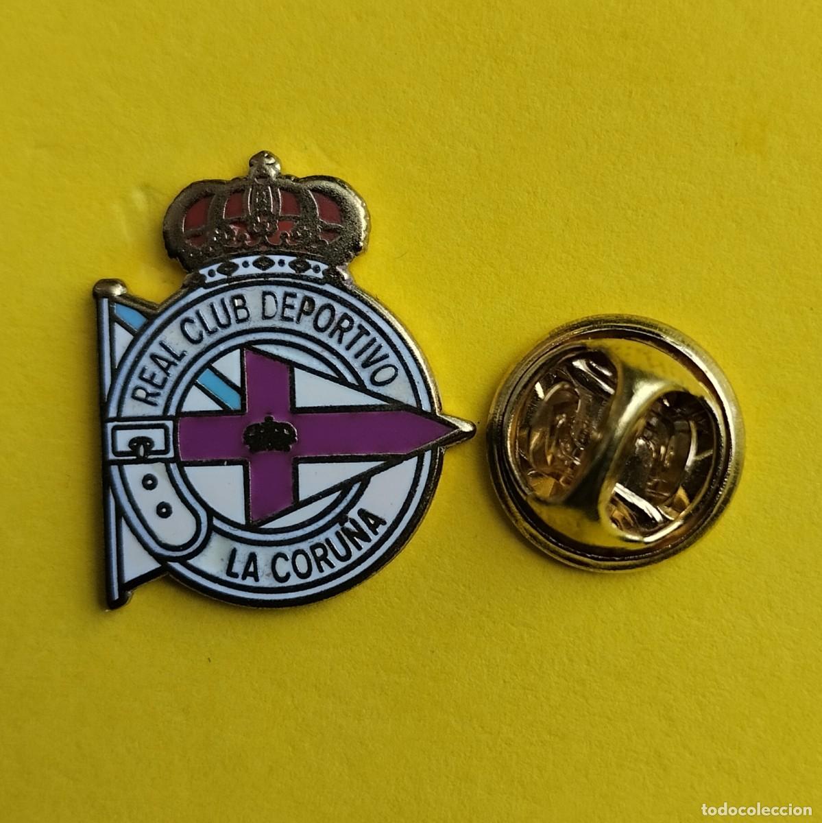 Pins de colecci&oacute;n: PIN FUTBOL - ESMALTE - ESCUDO DEL EQUIPO REAL CLUB DEPORTIVO DE LA CORU&Ntilde;A