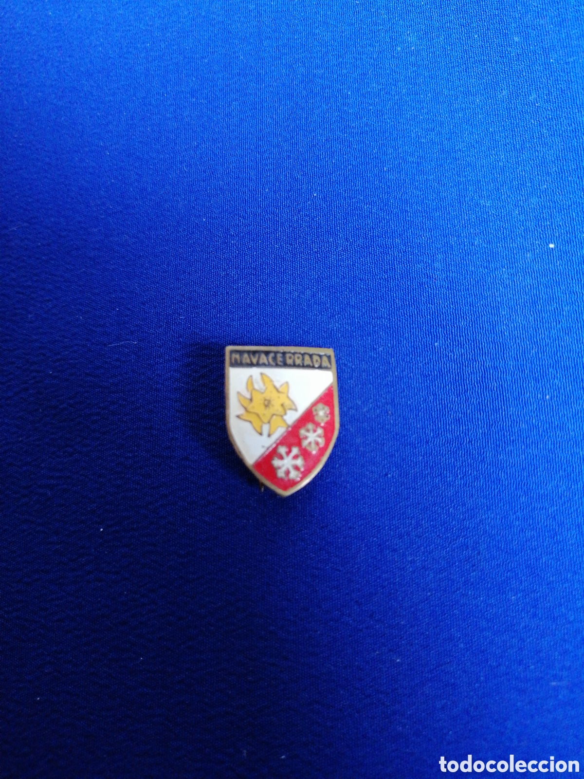 Pins de colecci&oacute;n: NAVACERRADA ALPINISMO INSIGNIA DE ALFILER ANTIGUA
