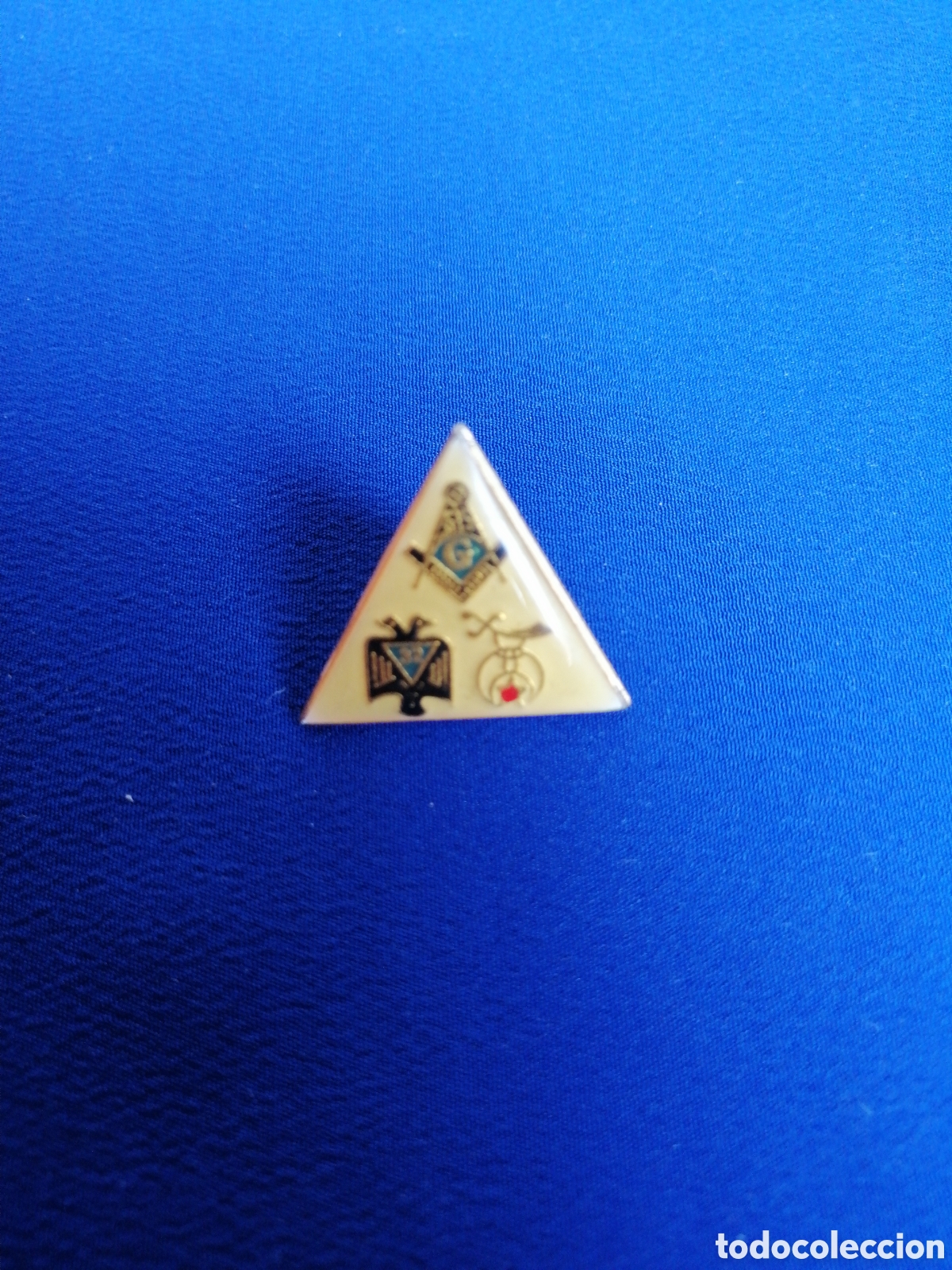 Pins de colecci&oacute;n: MASON - MASONICO TRIANGULAR PIN - Foto 1