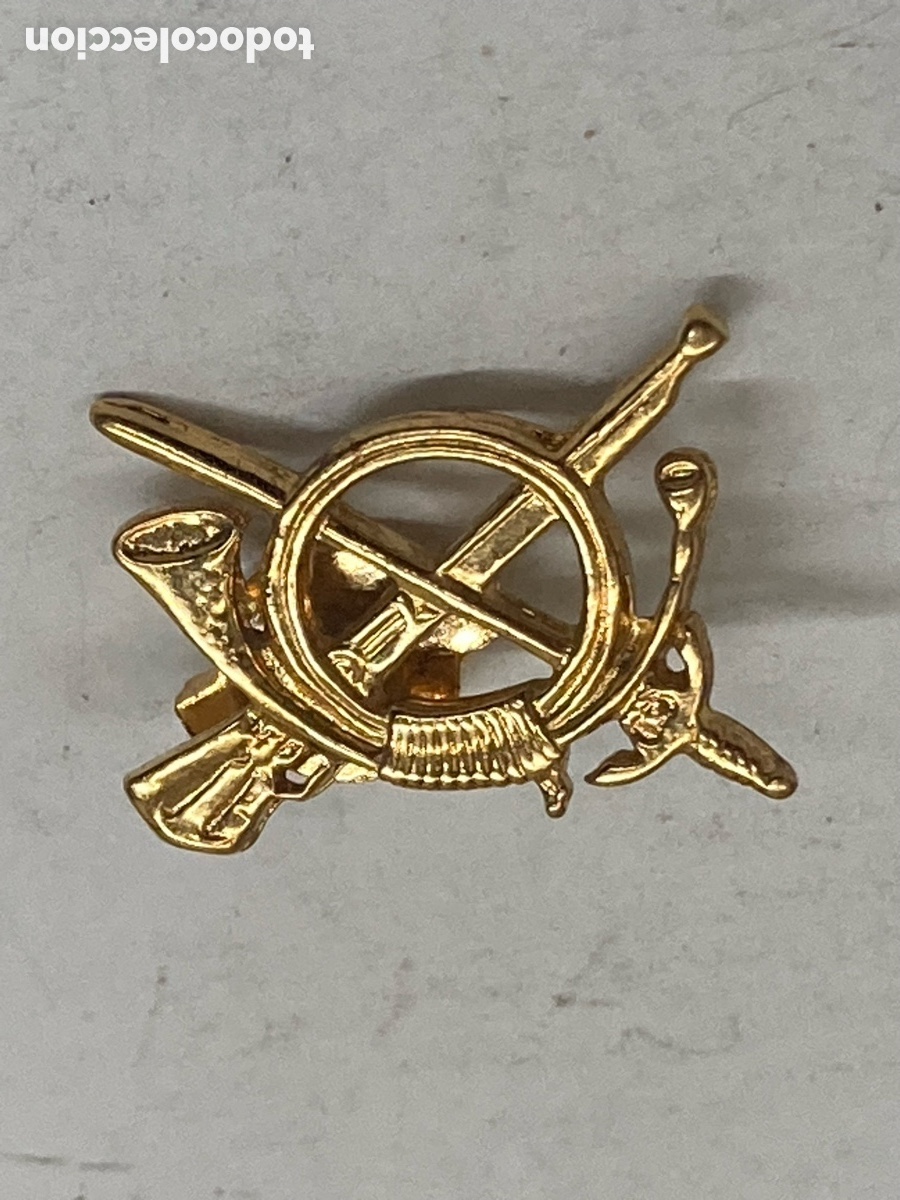 Pins de colecci&oacute;n: Antiguo emblema de cuello, INFANTER&Iacute;A. Guarnicioner&iacute;a militar a&ntilde;os 70 /PIN21