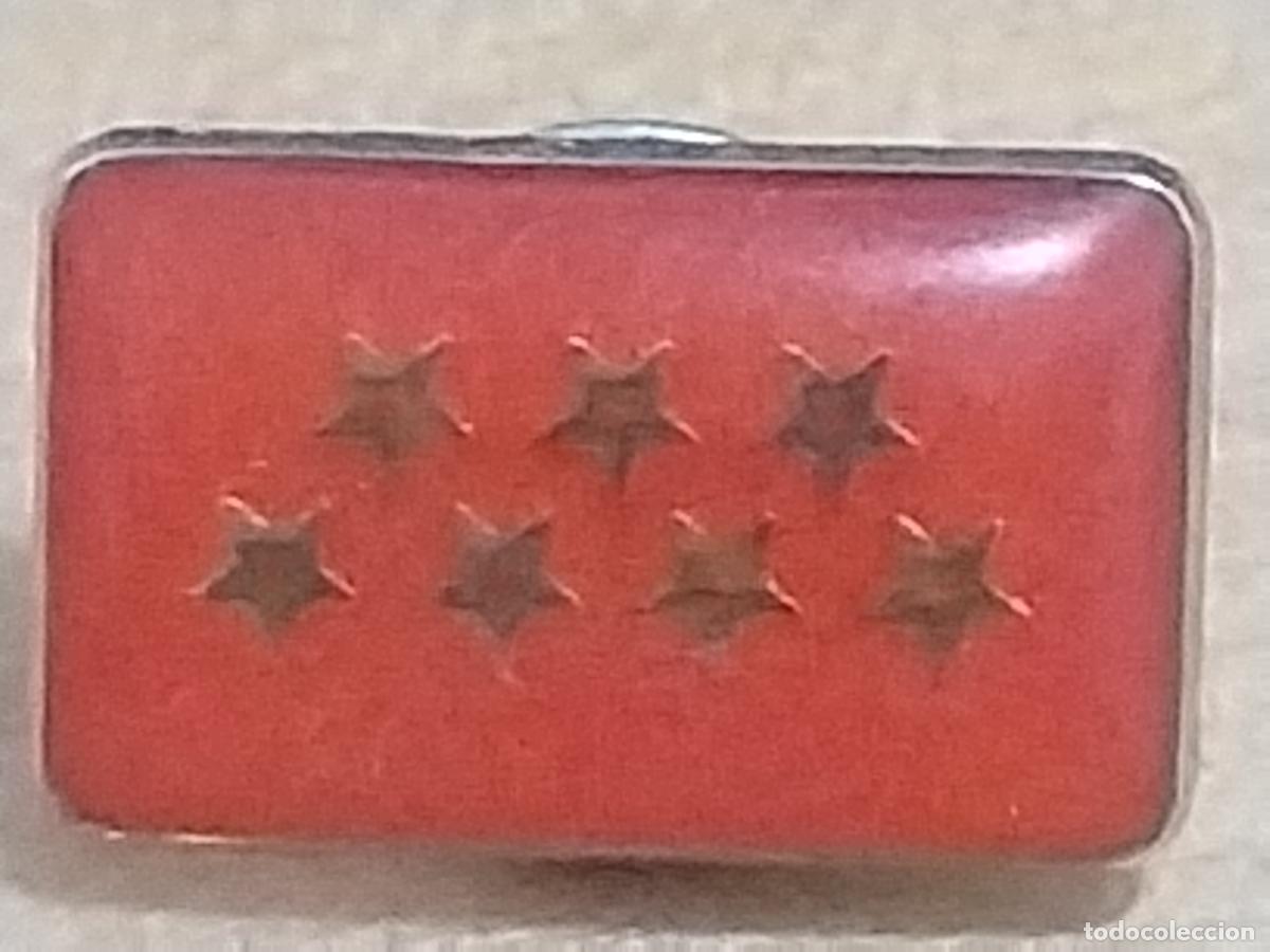 Pins de colecci&oacute;n: COMUNIDAD MADRID BANDERA SIETE ESTRELLAS CINCO PUNTAS VINTAGE PIN PINCHO GOTA 1.7X1CMS