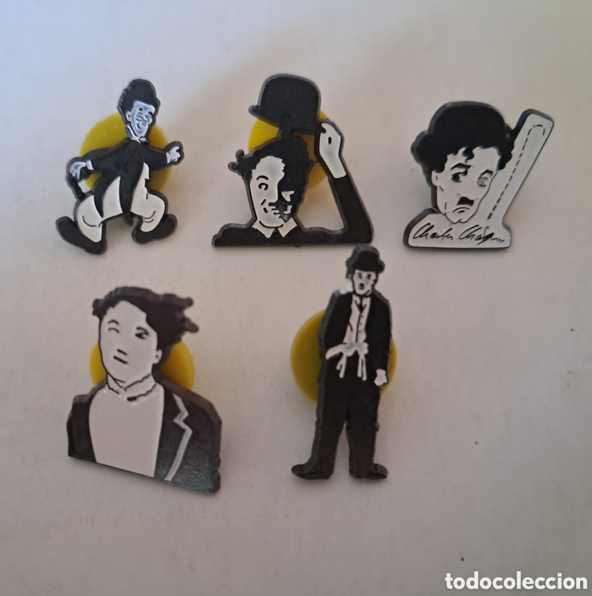 Pins de colecci&oacute;n: 5 pins Charles Chaplin - Foto 2