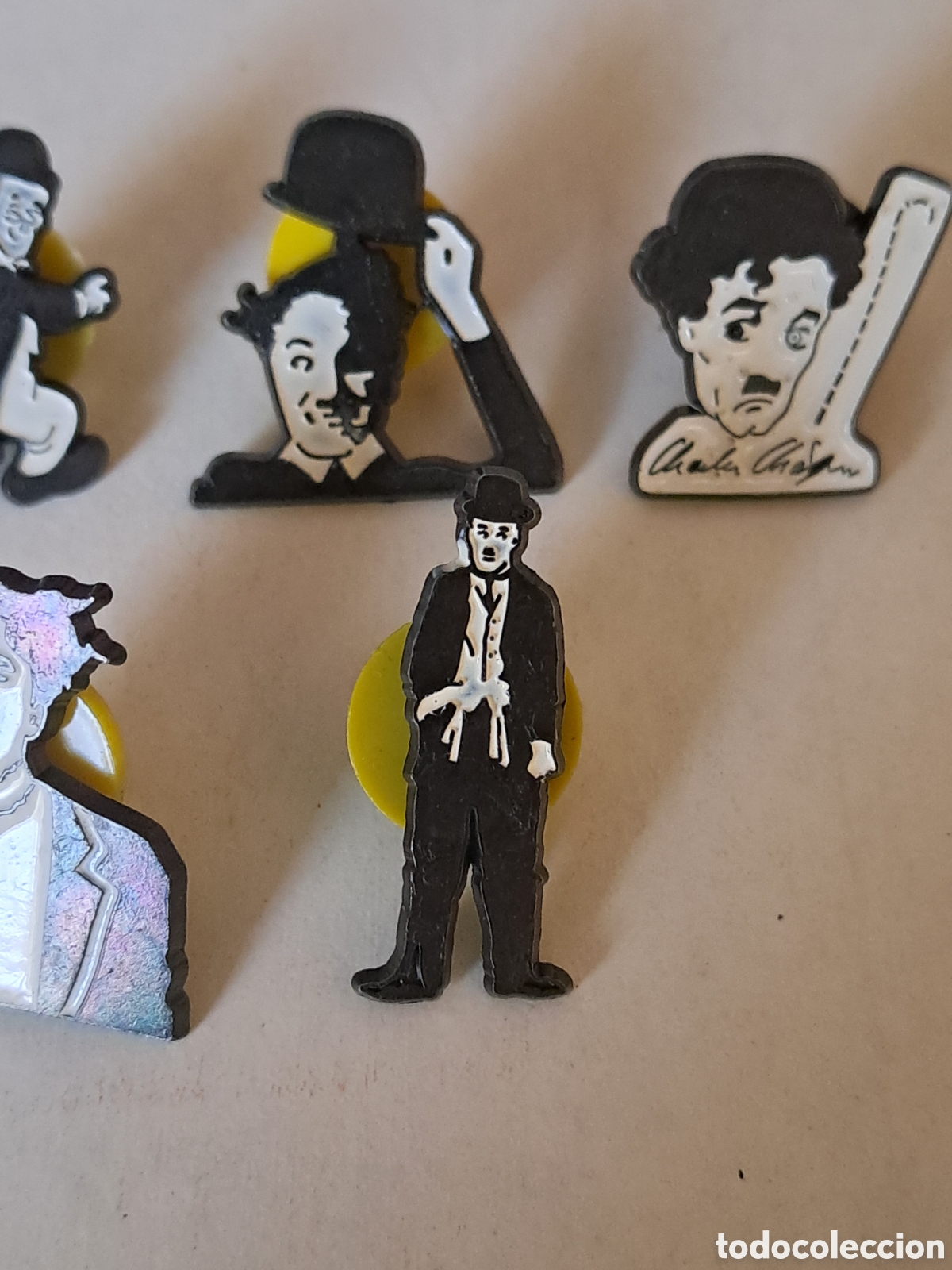 Pins de colecci&oacute;n: 5 pins Charles Chaplin - Foto 4