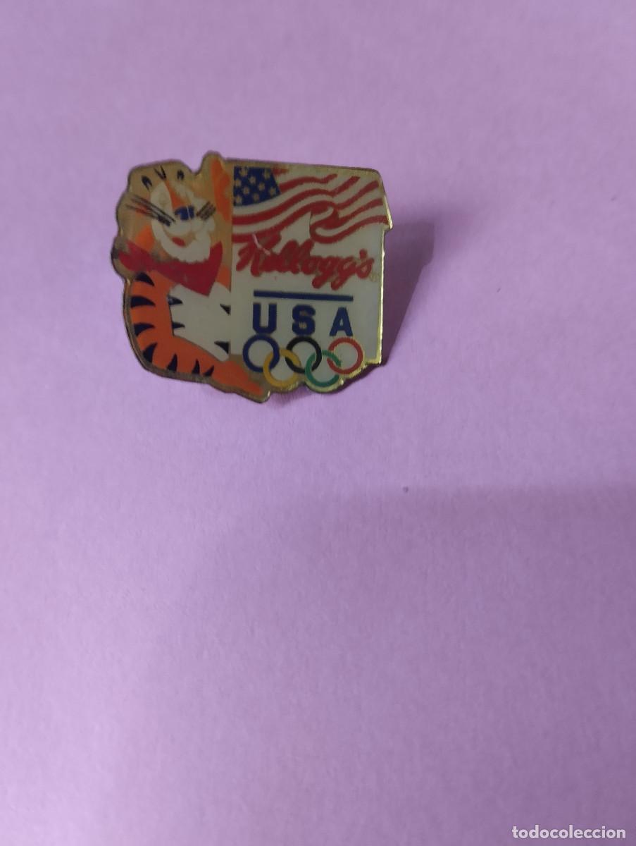 Pins de colecci&oacute;n: PIN PUBLICIDAD DE LOS JUEGOS OL&Iacute;MPICOS, CEREALES KELLOGG, USA